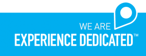 Experience Dedicated Destination logo We are Experience Dedicated